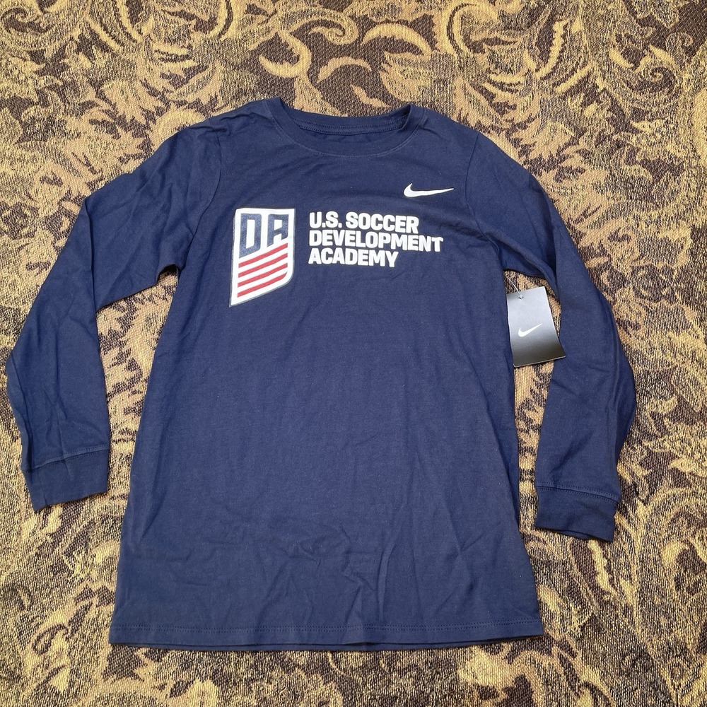 Nike US Soccer Development Academy Long Sleeve T Shirt Youth Size Small New